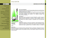 Desktop Screenshot of creagolf.ch